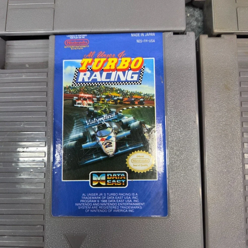 Nintendo NES Authentic Lot of 7 Games Racing Monster Trucks Bigfoot Knight Rider